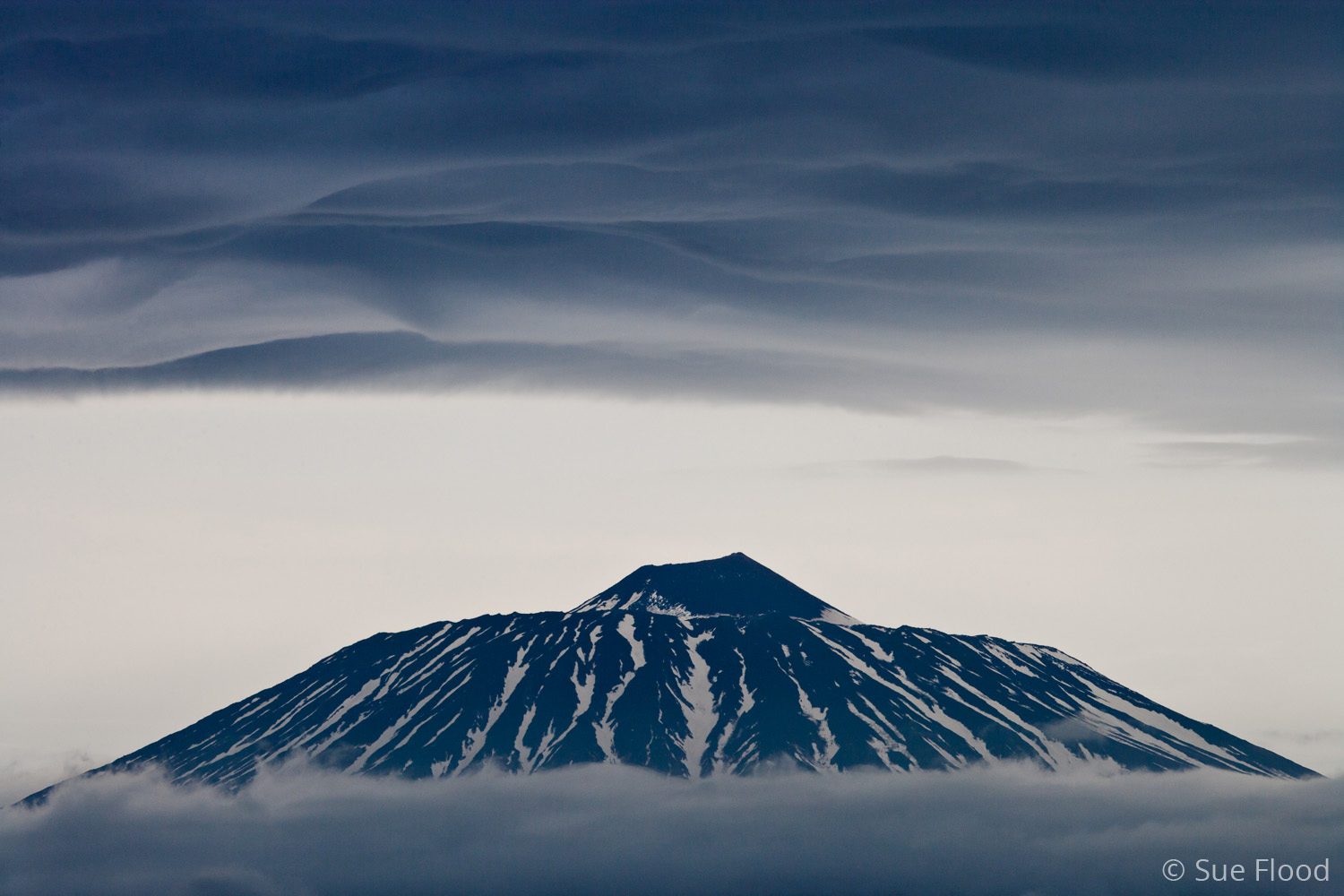 Volcano, Urup Island Kuril islands, Russia