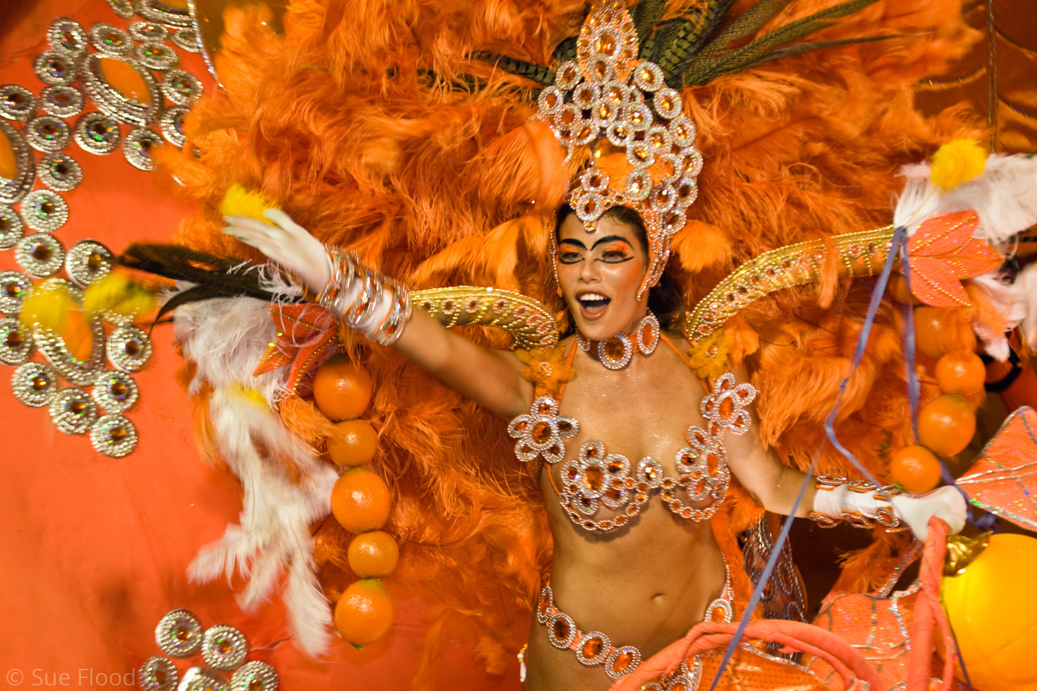 Dancer at Rio Carnival, Brazil