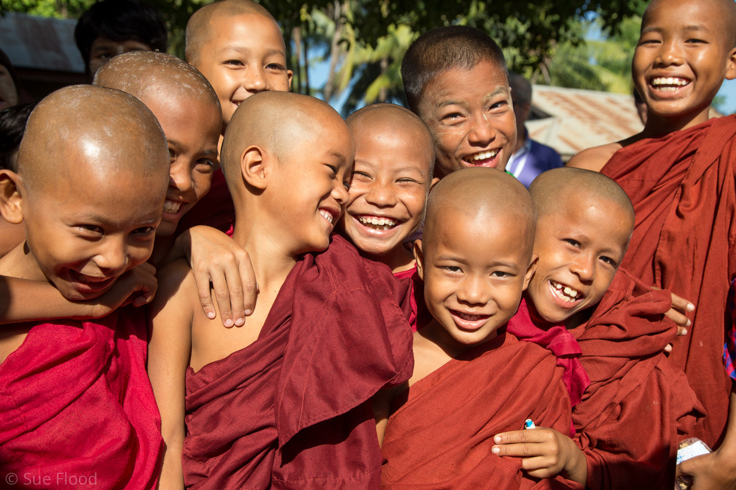 Young monks in Myanmar
