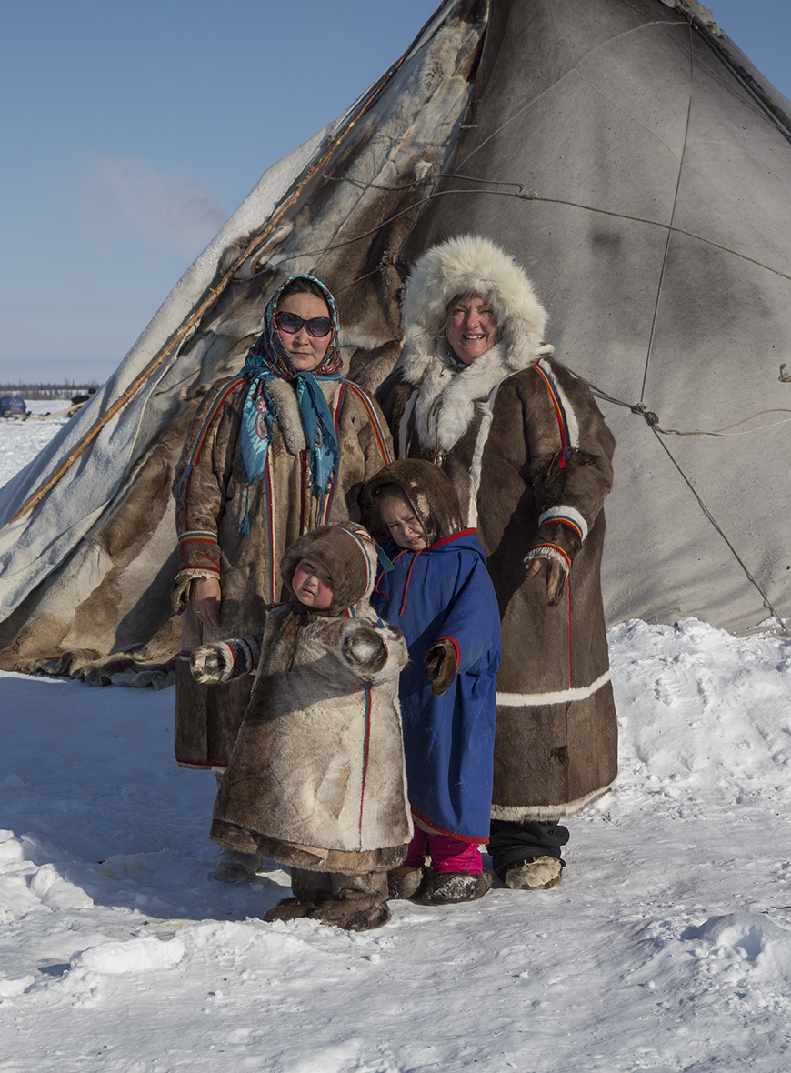 Sue Flood with Nenets